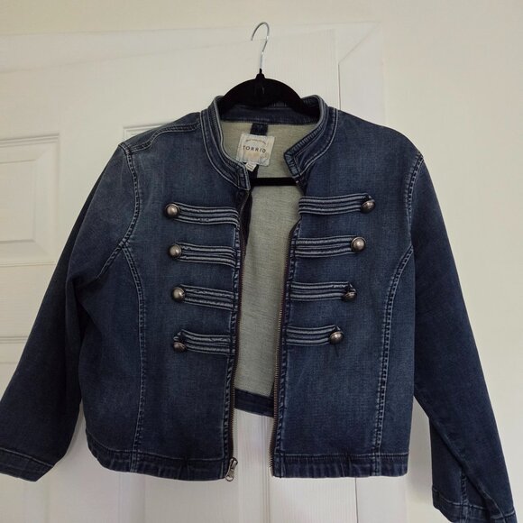 Torrid Denim Cropped Jacket - Picture 1 of 1